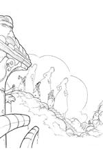 coloring page K3 de sprookjes